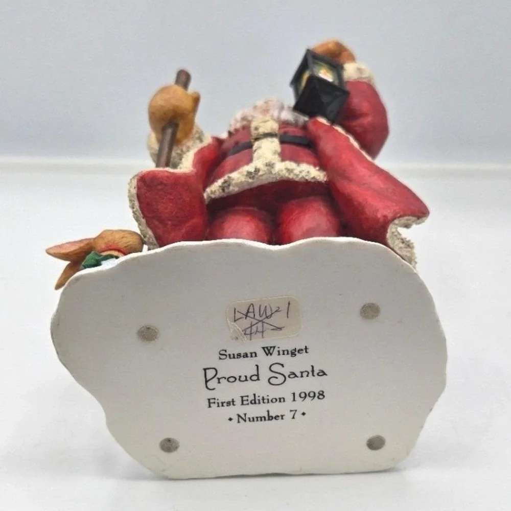 1998 Susan Winget Proud Santa Figurine‎ First Edition #7 Christmas